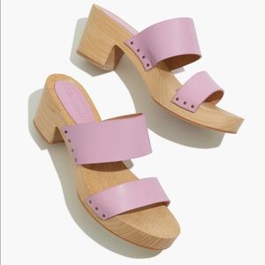 Madewell Lilac Clara Clog Sandal